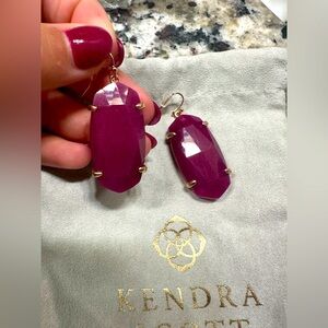 Kendra Scott earrings
In maroon jade